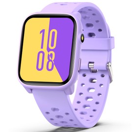 Smart Watch for Kids, 1.83" Fitness Tracker Watch Pedometer, Heart Rate, Sleep Monitor, IP68 Waterproof, Pedometer, Puzzle Games with/Without APP for Girls Boys Teens 6-16
