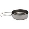 [通拓商品]350ml / 500ml Ultralight Titanium Fry Pan Bacteriostatic Pan Outdoor