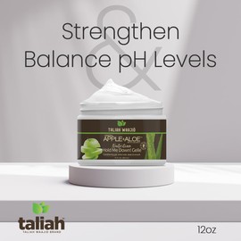 Taliah Waajid Green Apple & Aloe Nutrition Curl Definer | Strengthen & Balance pH Levels | Curl Enhancing For Wavy, Curly, Coily and Kinky Hair | 100% Paraben Free | Premium Coconut Oil - 12oz (T124)