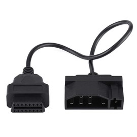 obd1 to obd2 + Aukson OBD2 Adapter Cable, 7 Pin 16 OBDII Connector Diagnostic Cable for Ford