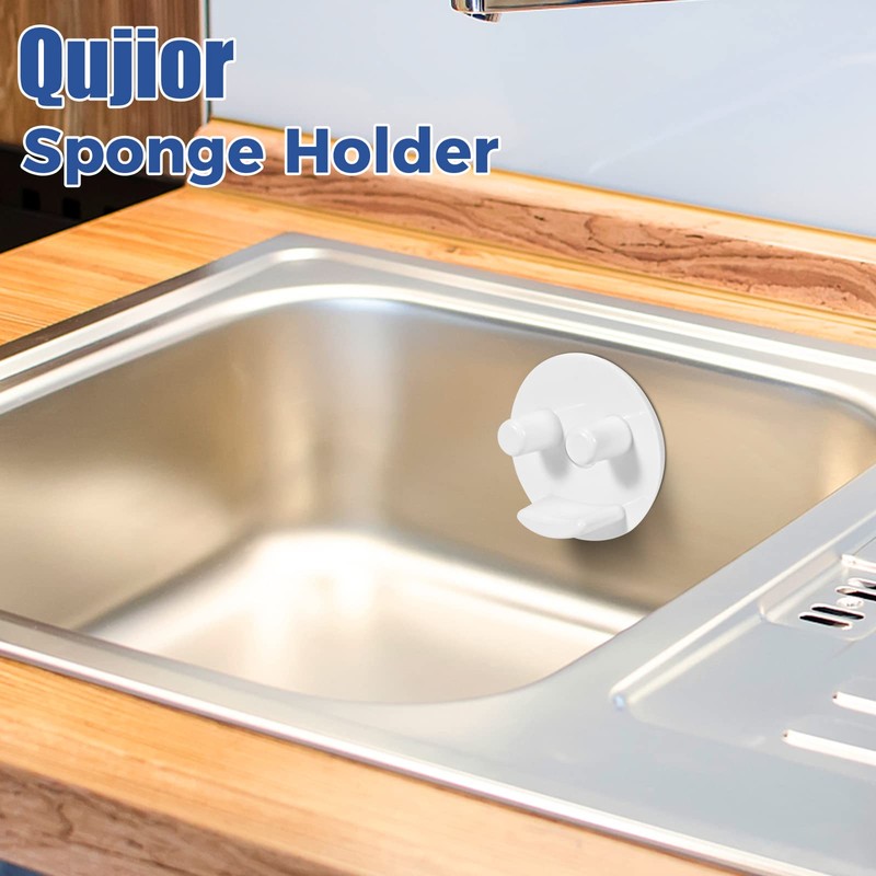 Scrub Sponge Holder for Kitchen Sink - Suction Cup Sponges