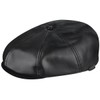 Kangol Faux Leather Cap - Black/M Black, Medium