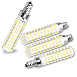 TZHILAN E12 Led Bulbs 100 Watt Equivalent, Dimmable Chandelier Light Bulbs 6000K Cool White 1100 Lumen for Ceiling Fan Pendant Lighting Salt Lamp,4 Pack