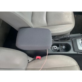 Auto Console Covers- Fits The Subaru Forester 2009-2014. Center Console Armrest Cover Waterproof Neoprene Fabric- Gray