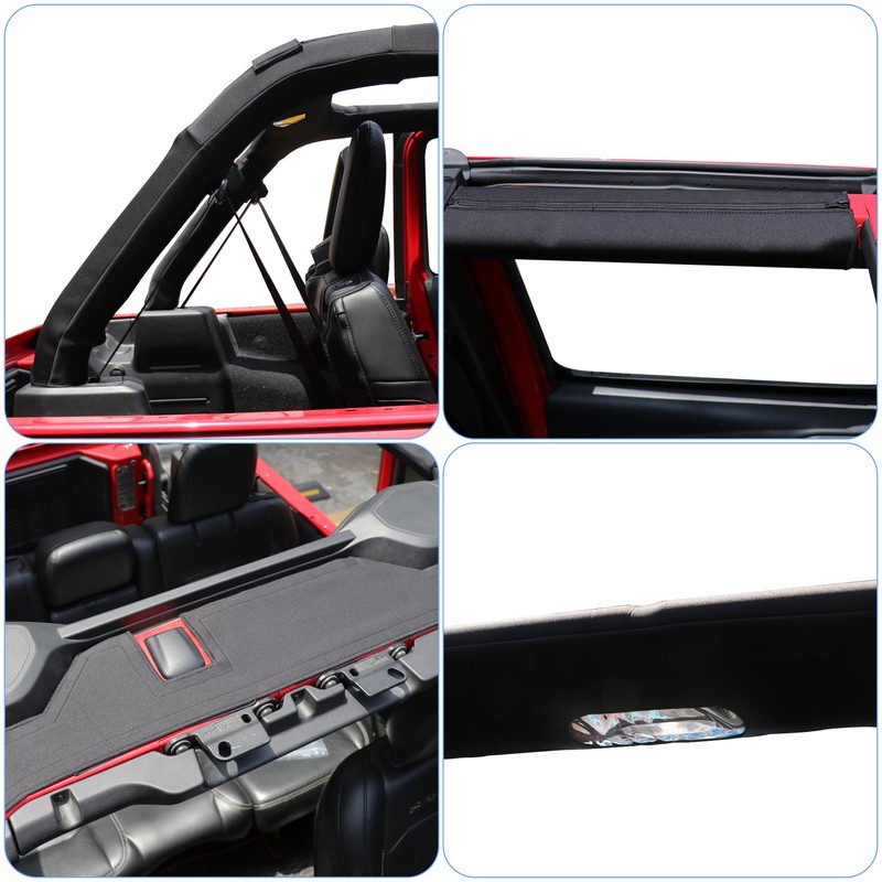 sukemichi Roll Bar Padding Protectors for Jeep JL, Full Cover