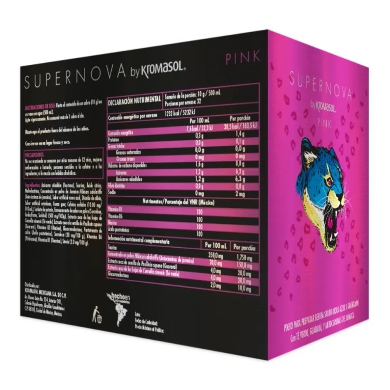 Supernova Pink Sabor Arándano Rendimiento Físico By Kromasol