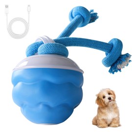 COTGOT Power Tail 2.0 Dog Toy,Jumping Ball Dogs Toy,Motion Activate Rolling Ball for Puppy/Small,USB Rechargeable