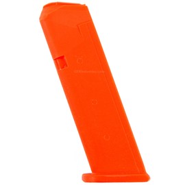American Safety Trainer - (Compatible with Glock 45) - Non-Functional Solid Polymer Magazine - Blaze Orange - U.S.A – Fits Model Specific Mag Holsters