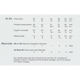 Peter Gregory Double Knitting DK Pattern Sweaters & Cardigans Including Premature Size (7137)