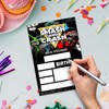 XZMBQ Truck Birthday Party Invitations–Smash&Crash–20 invitation Cards 4"x6" with Envelopes
