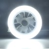 9.8in LED Ceiling Fan Light Quiet 3 Gears Ceiling Fan