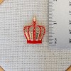 StewArt Stitches Crown Enamel Needle Minders, Royal King and Queen