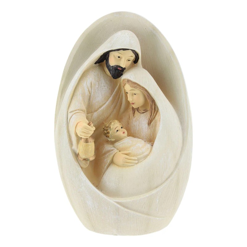 Nacimiento Navideño Pequeño Resina Figura Sagrada Familia