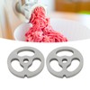 2Pcs Meat Grinder Plate Discs Blade 3 Hole Stainless Steel