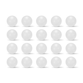 sourcing map 8mm PP Solid Plastic Balls, Precision Bearing Ball 20pcs