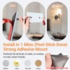 slywise Peel and Stick Wall Sconces Battery Operated: Wireless Adhesive
