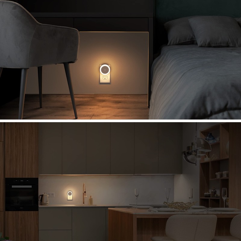 Briignite LED Baby Night Lights Plug into Wall [4Pack], Nightlight