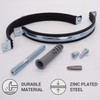 SKIR'CO Pipe Holders with Rubber Lining for 160 mm Pipes,