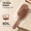 AIMIKE Detangle Hair Brush, Gentle Spiral Detangler for Fine, Fragile