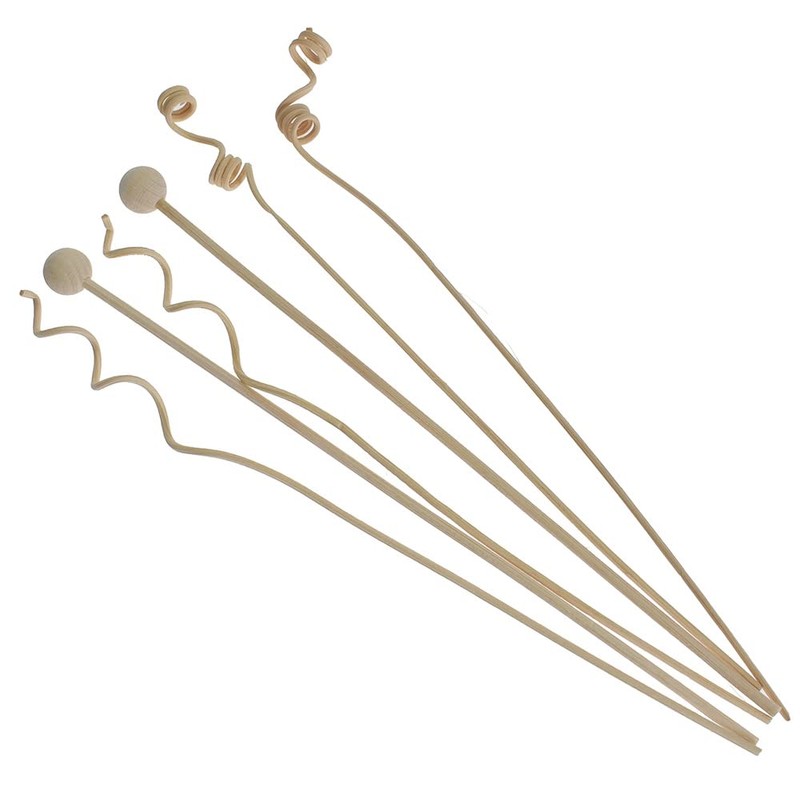 Yimisya 6Pcs Reed Diffuser Sticks, Natural Rattan Wood Sticks Essential