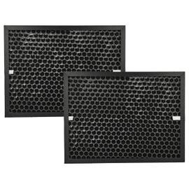 vhbw 2 x Activated Carbon Filters Compatible with Honeywell HPA710WE Air Purifier - Air Filter Black