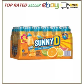 SunnyD Tangy Original Sports Bottles, 11.3 oz, 30-Pk (NO SHIP TO CA)