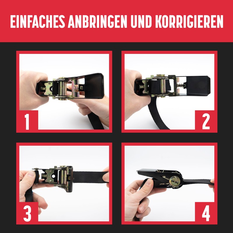 MAGMA 2 Tie Down Straps with Ratchet 3.5 m I