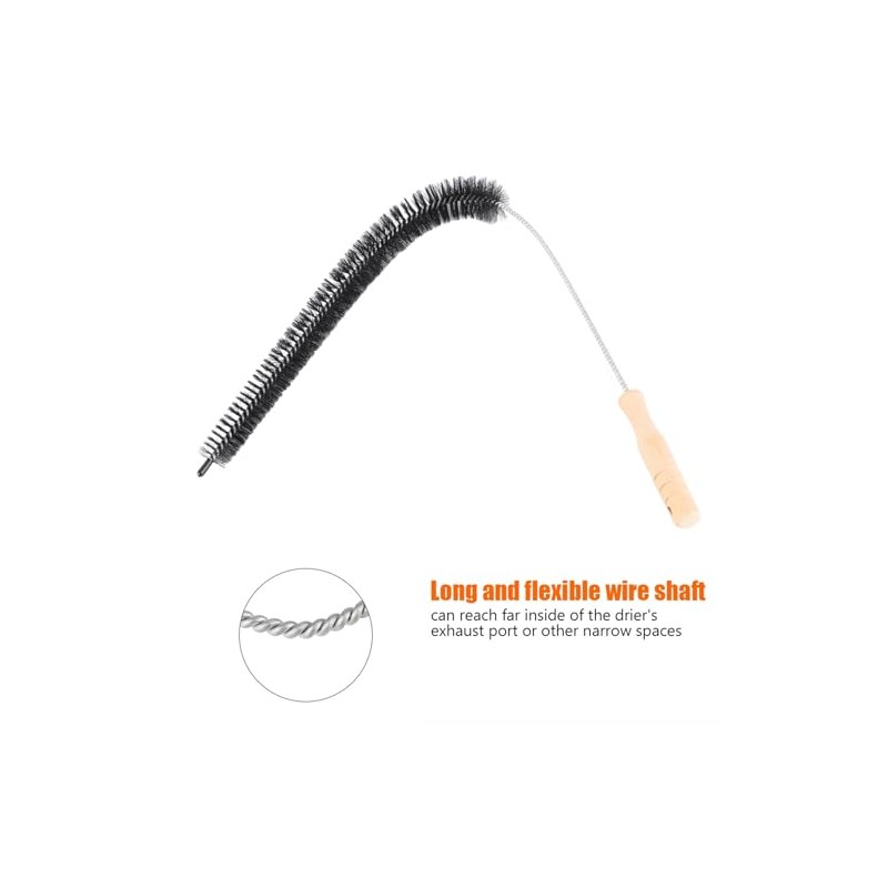Secadora de Ropa Lint Vent Trap Cleaner Brush Cepillo de