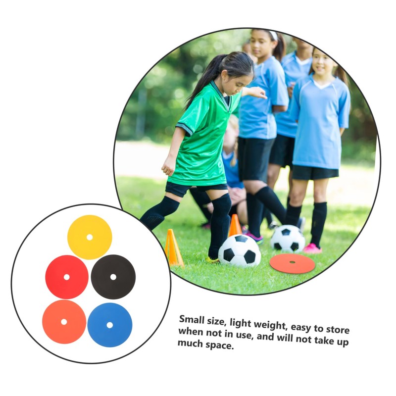 Generic 5Pcs Soccer Training Markers Durable Multi Function Agility Sign