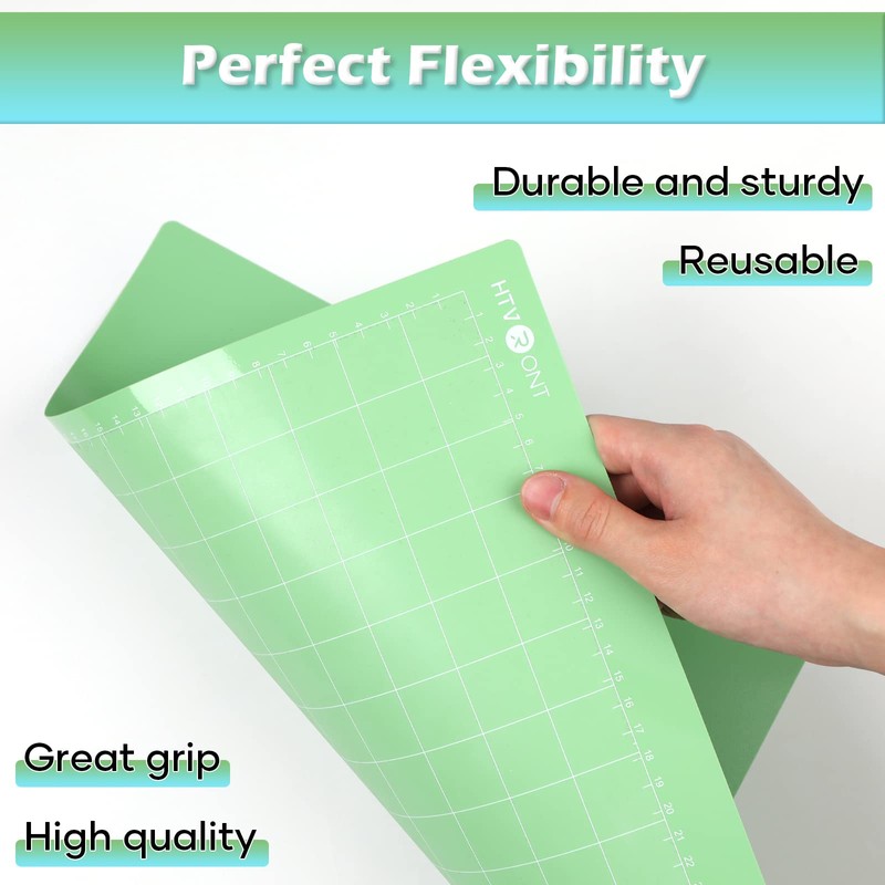HTVRONT Variety Cutting Mat, 2 Pcs Cutting Mat 12x12 Compatible