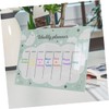 Operitacx 1 Set Clear Planner Dry Erase Board Small Whiteboard