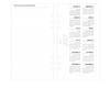 2027 Week on Two Pages Diary Refill Compatible with Filofax