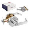 Commercial Bathroom Door Handle with Lock | Privacy Commercial Door