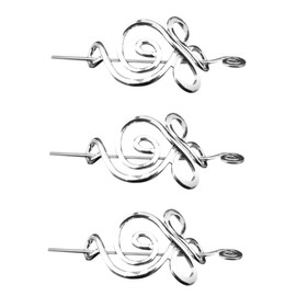 Baluue 3pcs Viking Hair Accessories Viking Hair Clip Headwear for Women Hairpin Vintage Hair Stick Womens Hair Accessories Ponytail Holder Clip Hair Sticks Hair Barrettes Alloy Barrettes