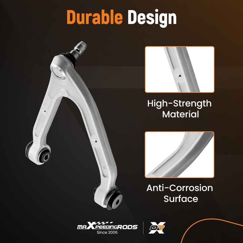 maXpeedingrods Set of 4, Front Upper Control Arms with Lower