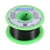 BNTECHGO 22 Gauge PVC 1007 Solid Electric Wire Black 25