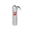 Bridgestone UM2403SR Folding Silver Umbrella, Silver/Red, 2024 Model