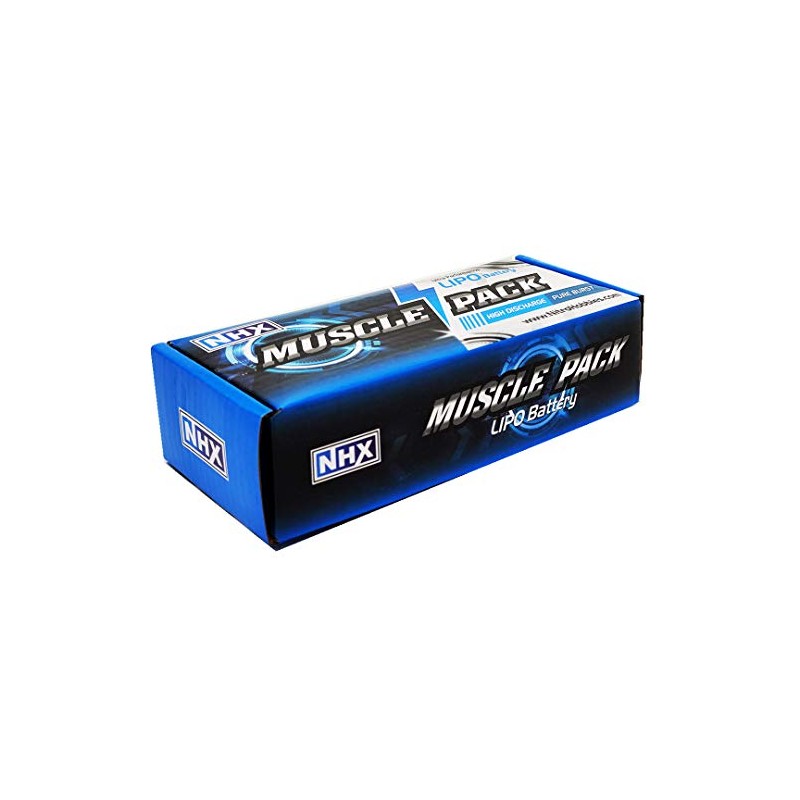NHX Muscle Pack 2S 7.4V 5800mAh 60C Lipo Battery w/
