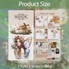 WANDIC 3 Sheets Butterfly Elves Scrapbook Stickers Fairy Furniture Stickers