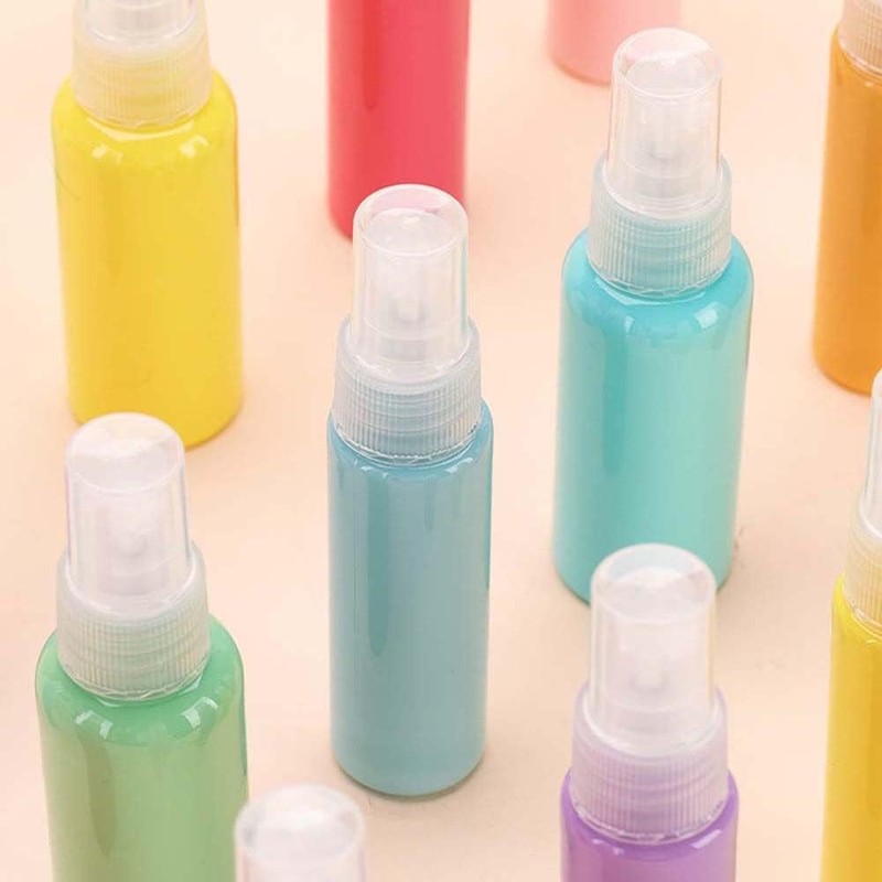 Galepromot 1Pc Pink Refillable Bottles, Candy Color Empty Bottles, Mini