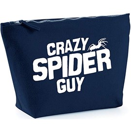 Hippowarehouse Crazy spider guy printed make up cosmetic wash bag 18x19x9cm