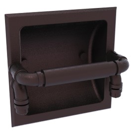 Allied Brass P-190-RTP Pipeline Collection Recessed Toilet Paper Holder, Antique Bronze
