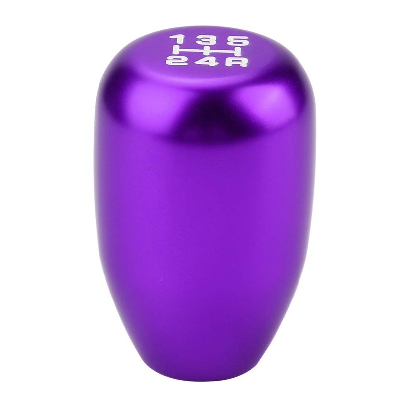 Gear knob Purple + Shift Knobs Car 5 Speed Manual