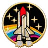 Spaceship Space Shuttle Embroidered Iron on Patch Applique Astronaut Patch