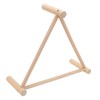 Chicken Perch Stable Triangular Wooden Chick Training Perch Toy Interactive