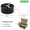 for Magic Bullet Blender Blade 3 Pack, Cross Blades Replacement