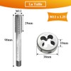 Teocpai M12 x 1.25mm Screw Tap and Die Set with