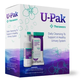 Theraworx Protect 60-Count Wipes for Daily Urinary Health and Hygiene Care