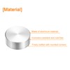 sourcing map M8 Thread 20 mm Diameter Round Shape Aluminium