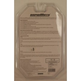 Scholastic Rapid Math Handheld Addition Subtraction Multiplication & 5 Games